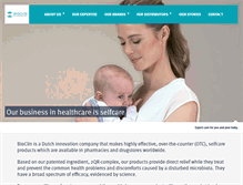 Tablet Screenshot of bioclin.com